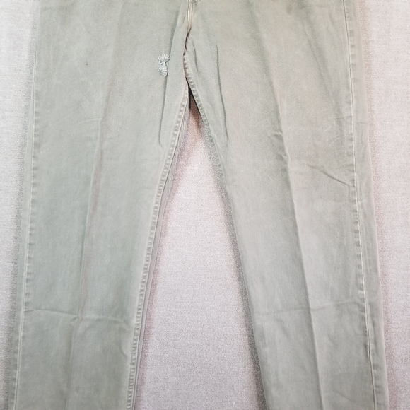 VTG Levis Silver Tab Men (36x32) Straight Loose Grey Jeans Y2K USA Distress (913 - Picture 5 of 16